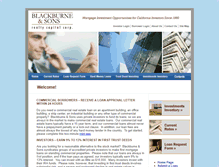 Tablet Screenshot of blackburneandsons.com